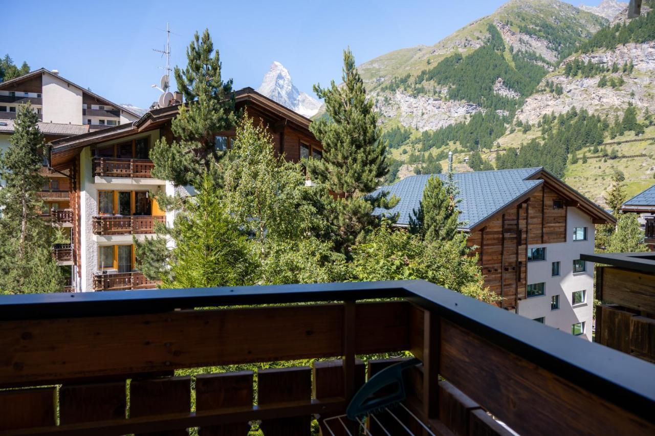 Sunnaeplaetzli- Aprt. 4P Matterhorn View/Wifi Daire Zermatt Dış mekan fotoğraf